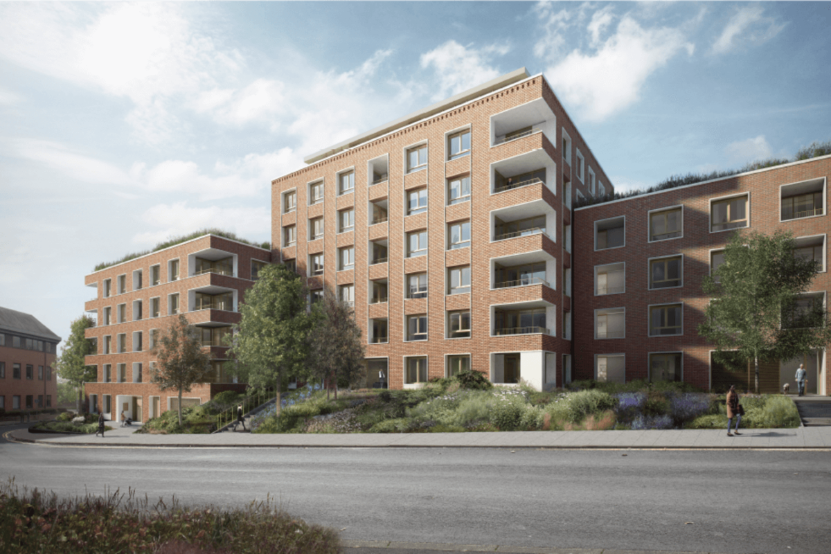 Ziggurat House St Albans / Crest Chiltern Foundation Developments